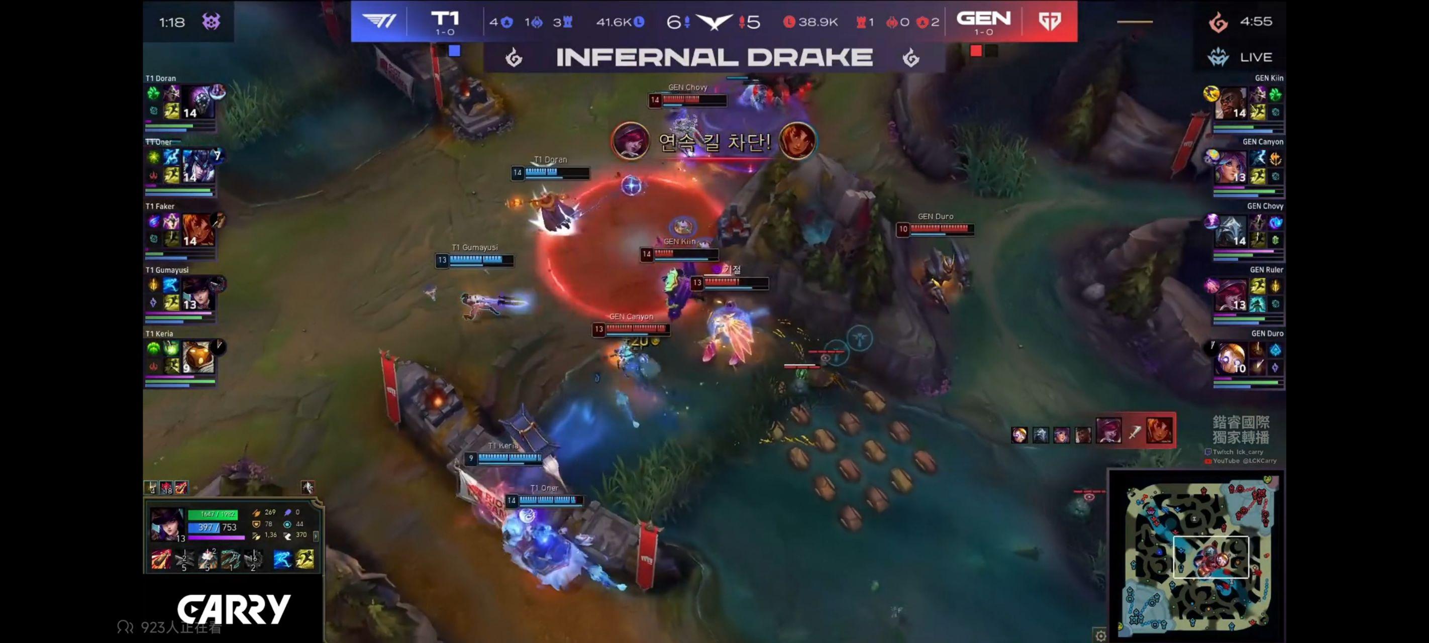 关于GEN险胜JDG，Peanut开启传奇时刻焦点之战半决赛，强势挺进下一轮的信息